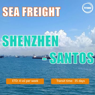 Sea Freight From Shenzhen To Santos, Brazil